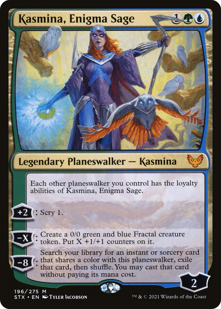 Kasmina, Enigma Sage (PPSTX-196P) [Strixhaven: School of Mages Promos]
