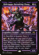 Hidetsugu, Devouring Chaos (NEO-378) [Kamigawa: Neon Dynasty]: (Showcase) Foil