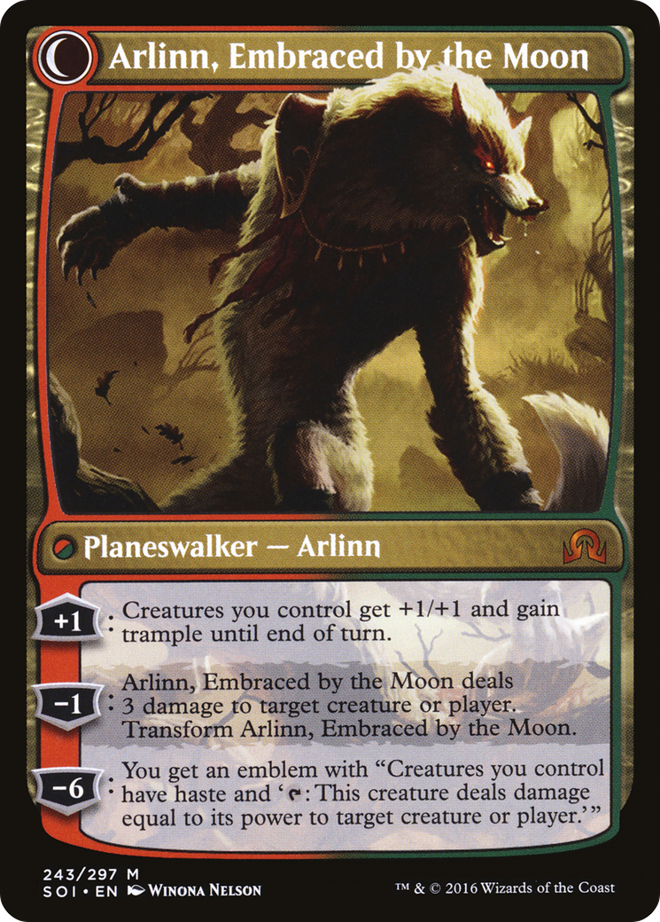 Arlinn Kord // Arlinn, Embraced by the Moon (LIST-SOI-243) [The List]: (Double Faced Transform)