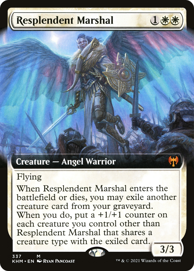 Resplendent Marshal (KHM-337) [Kaldheim]: (Extended Art)