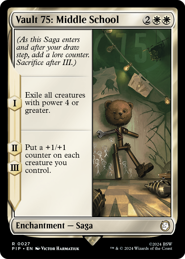 Vault 75: Middle School (PIP-027) [Fallout] Foil