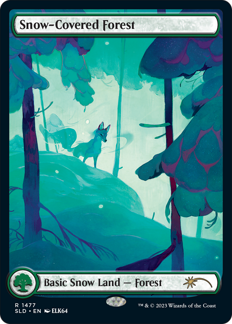 Snow-Covered Forest (SLD-1477) [Secret Lair Drop]: (Full Art)