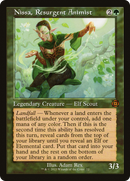 Nissa, Resurgent Animist (MAT-072) [March of the Machine: The Aftermath]: (Showcase) Foil