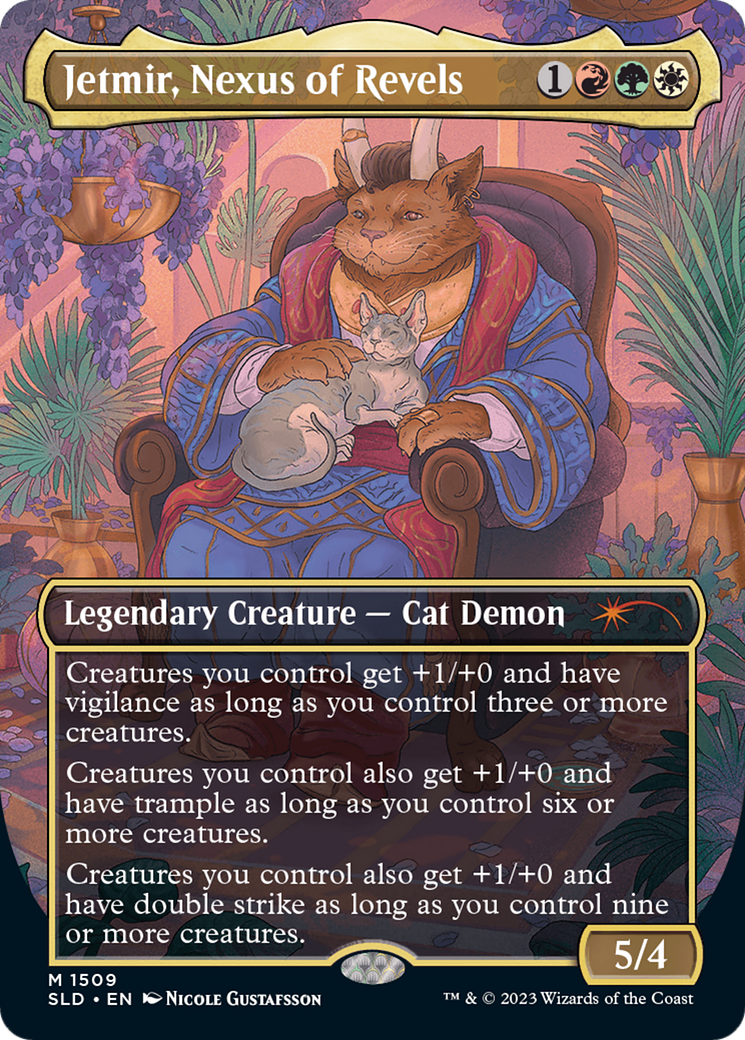 Jetmir, Nexus of Revels // Jetmir, Nexus of Revels (SLD-1555) [Secret Lair Drop] (Borderless)