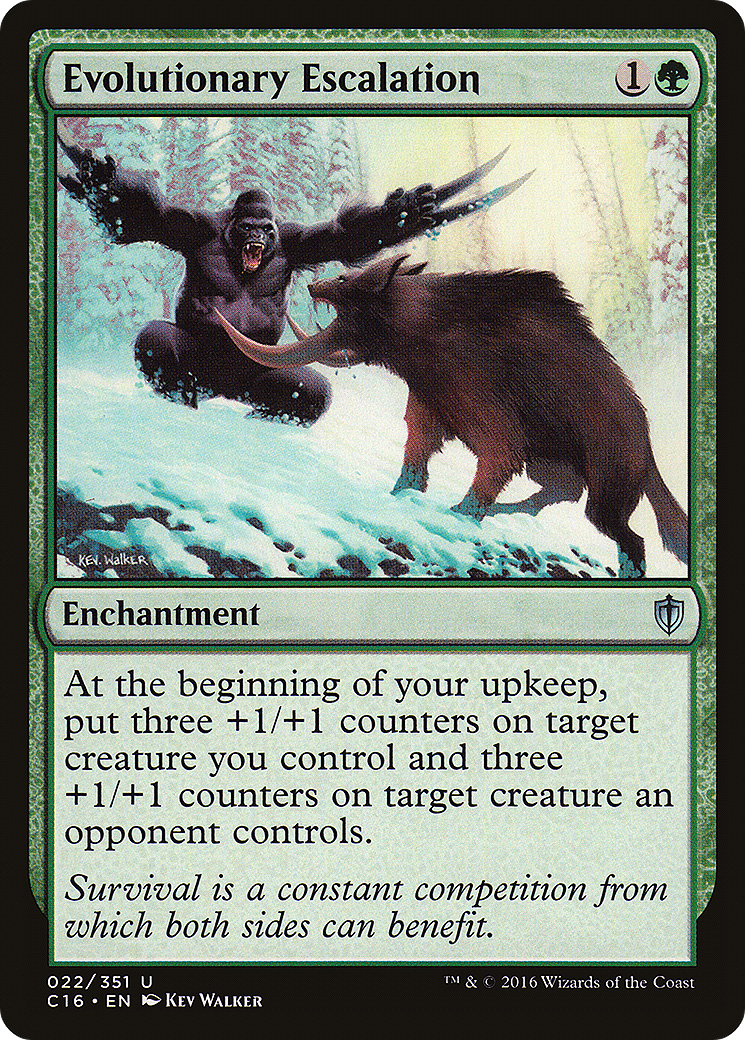Evolutionary Escalation (C16-022) [Commander 2016]
