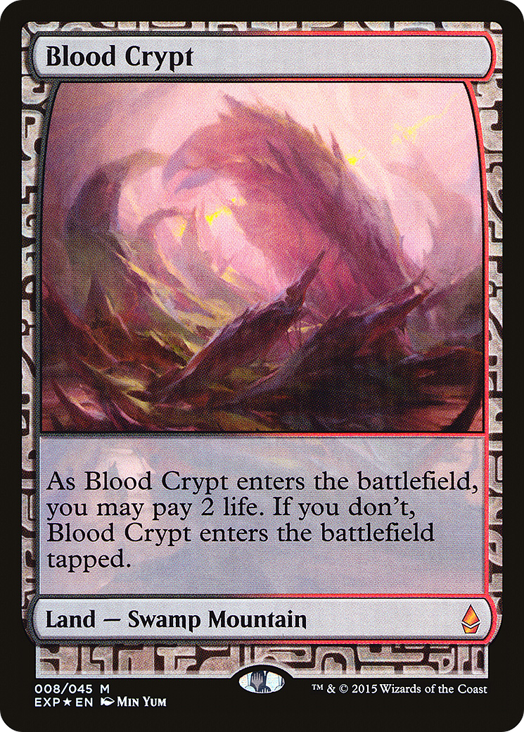 Blood Crypt (EXP-008) [Zendikar Expeditions] Foil