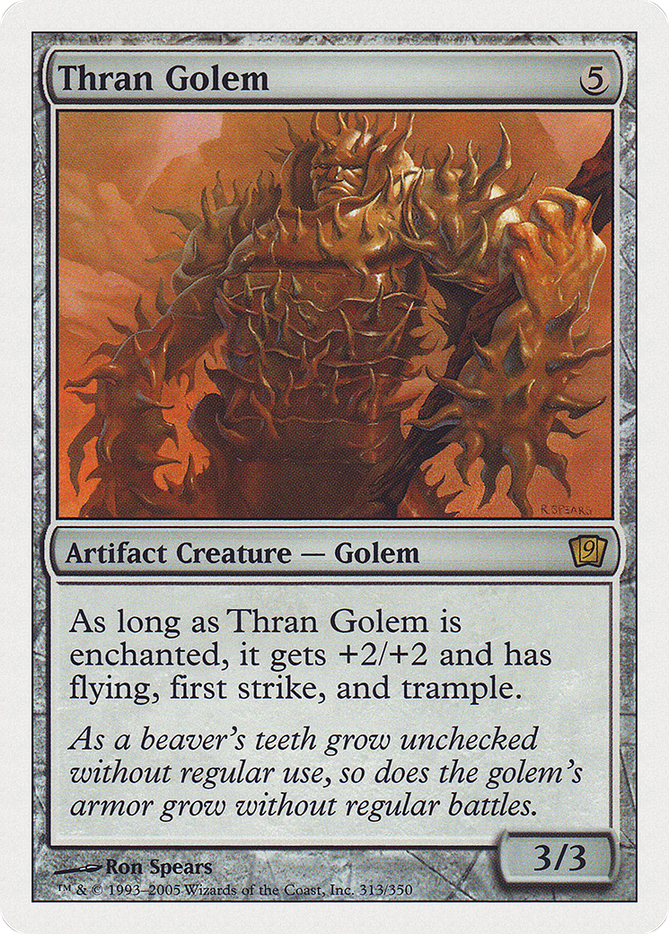 Thran Golem (9ED-313) [9th Edition]
