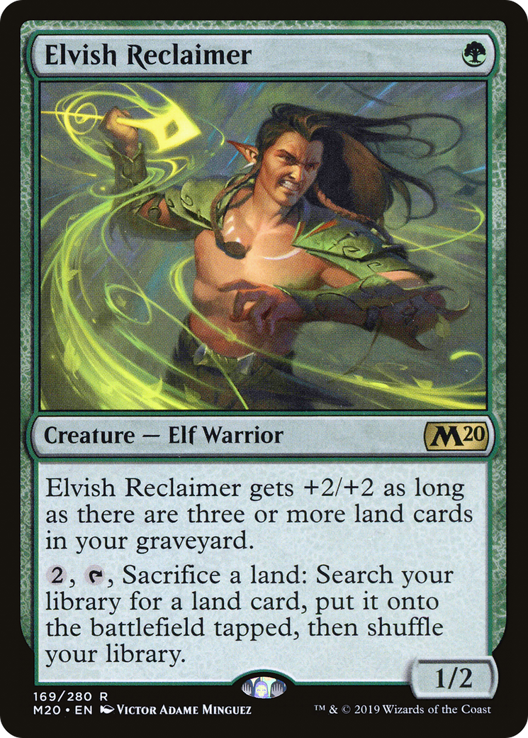 Elvish Reclaimer (M20-169) [Core Set 2020]