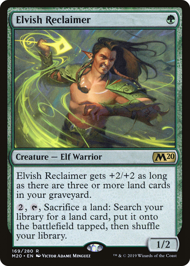 Elvish Reclaimer (M20-169) [Core Set 2020] Foil