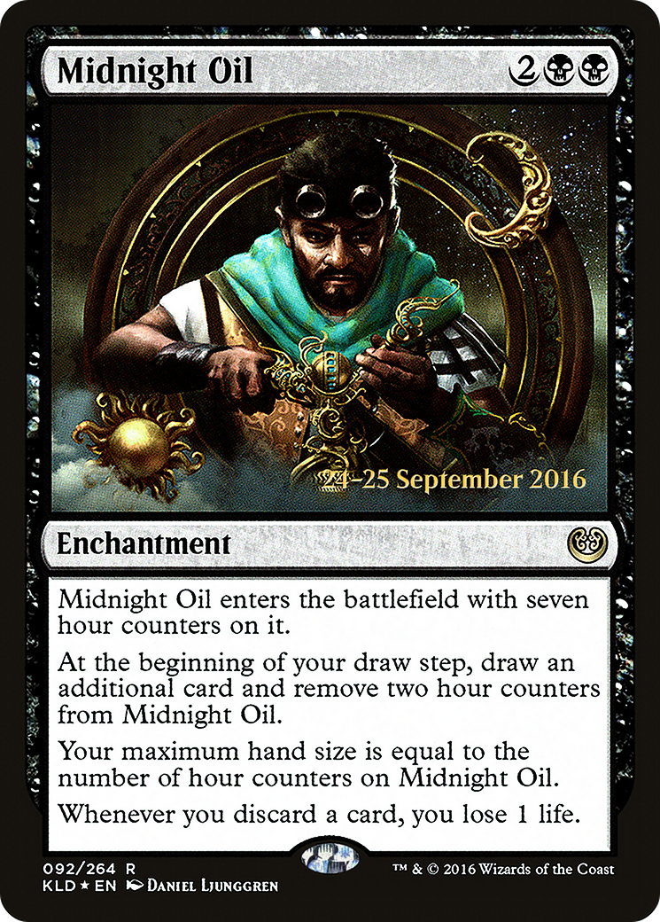 Midnight Oil (PRE-92S) [Kaladesh Promos] Foil