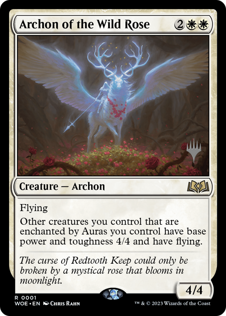 Archon of the Wild Rose (PPWOE-001) [Promo Pack: Wilds of Eldraine Promos]