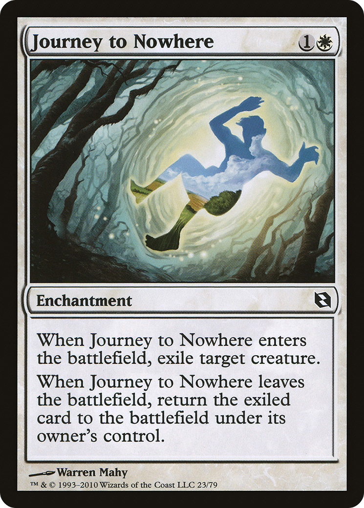 Journey to Nowhere (DDF-023) [Duel Decks: Elspeth vs. Tezzeret]