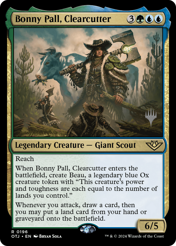 Bonny Pall, Clearcutter (PPOTJ-196P) [Outlaws of Thunder Junction Promos] Foil