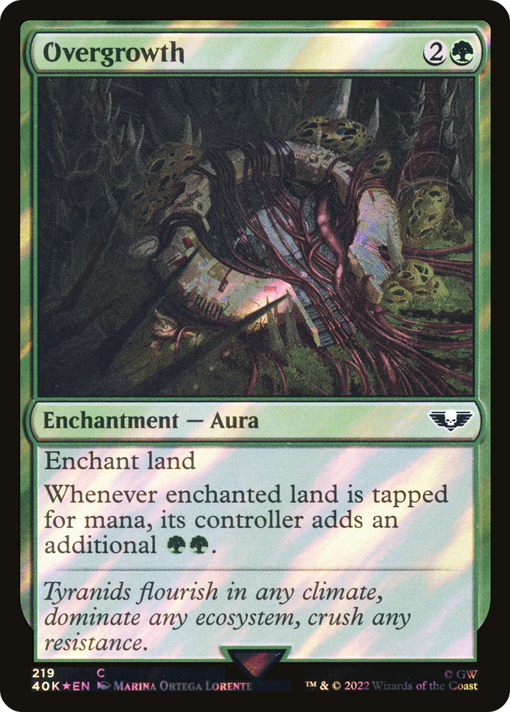 Overgrowth (40K-219★) [Warhammer 40,000 Commander] Foil