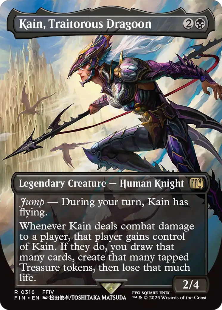 Kain, Traitorous Dragoon (Borderless) (FIN-316) [FINAL FANTASY] (Borderless)