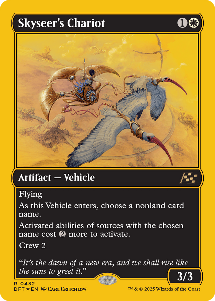 Skyseer's Chariot (DFT-432) [Aetherdrift] Foil