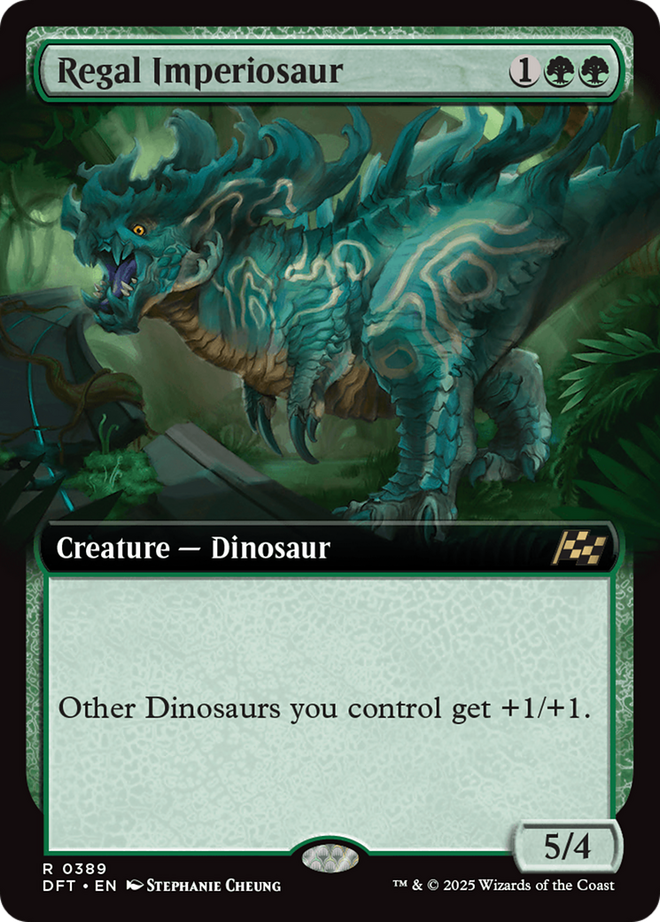Regal Imperiosaur (DFT-389) [Aetherdrift]: (Extended Art)