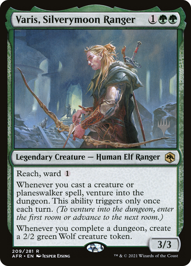 Varis, Silverymoon Ranger (PPAFR-209P) [Promo Pack: Adventures in the Forgotten Realms Promos]
