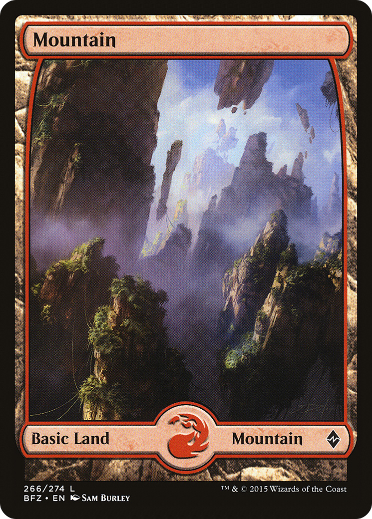 Mountain (BFZ-266) [Battle for Zendikar] Foil