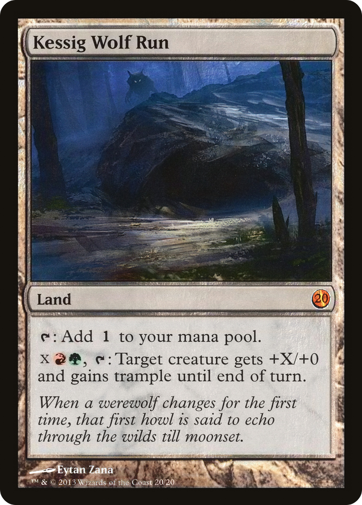 Kessig Wolf Run (V13-020) [From the Vault: Twenty] Foil