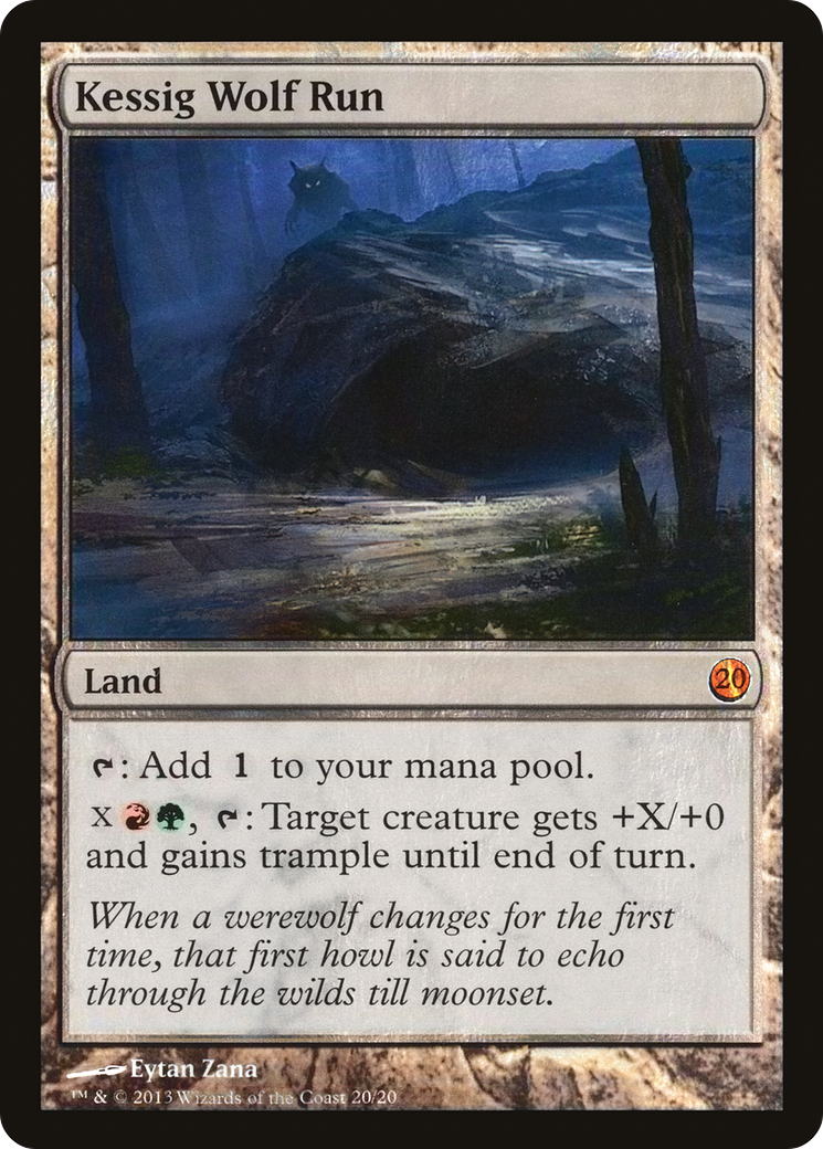 Kessig Wolf Run (V13-020) [From the Vault: Twenty] Foil