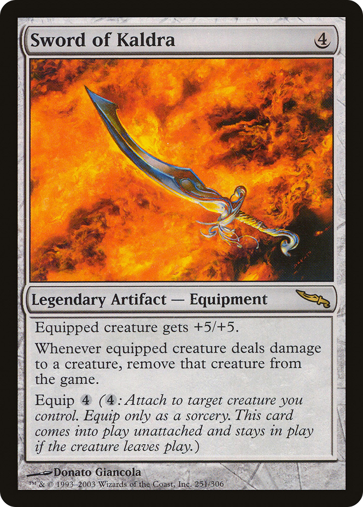 Sword of Kaldra (MRD-251) [Mirrodin]