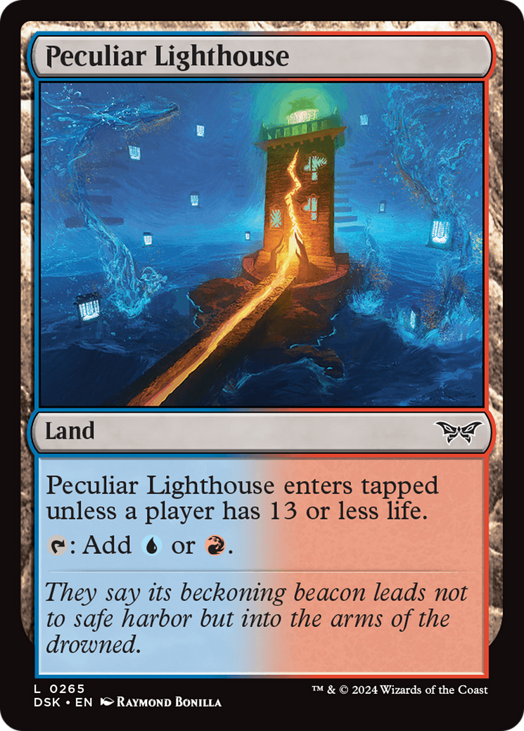 Peculiar Lighthouse (DSK-265) [Duskmourn: House of Horror] Foil