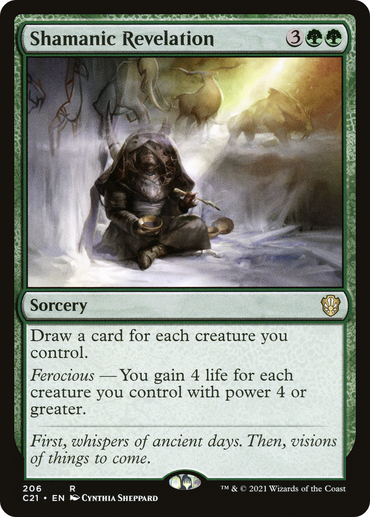 Shamanic Revelation (C21-206) [Commander 2021]