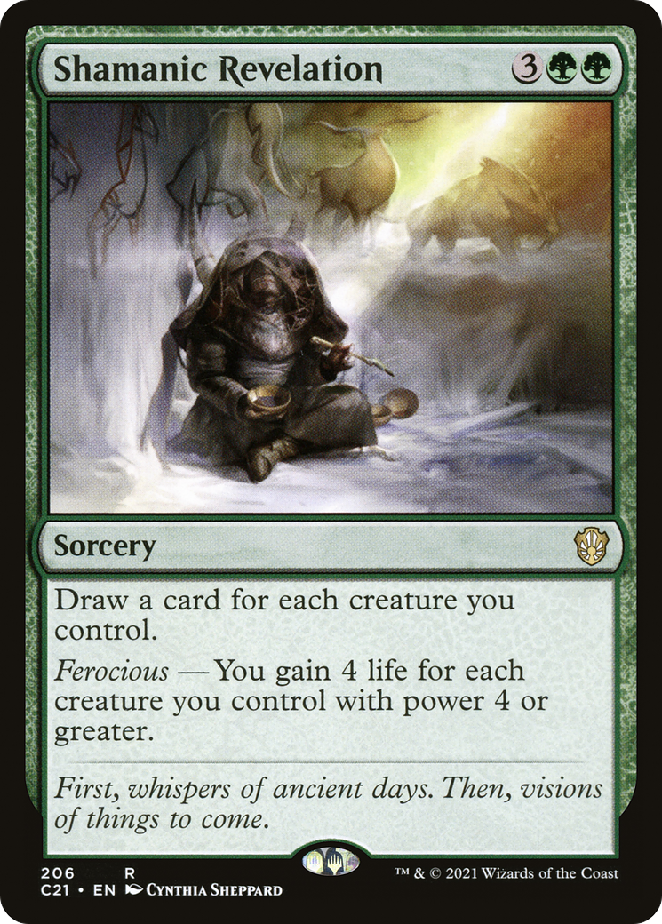 Shamanic Revelation (C21-206) [Commander 2021]