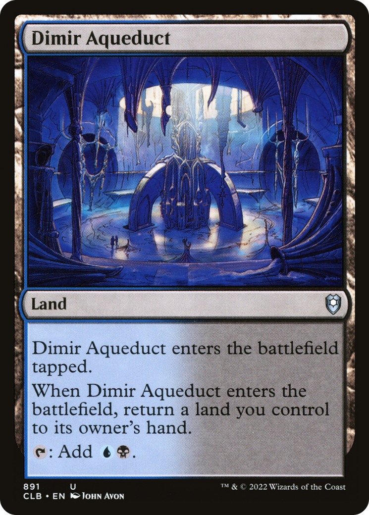 Dimir Aqueduct (CLB-891) [Commander Legends: Battle for Baldur's Gate]