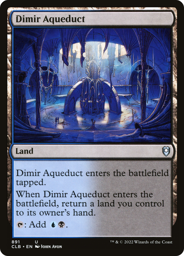 Dimir Aqueduct (CLB-891) [Commander Legends: Battle for Baldur's Gate]