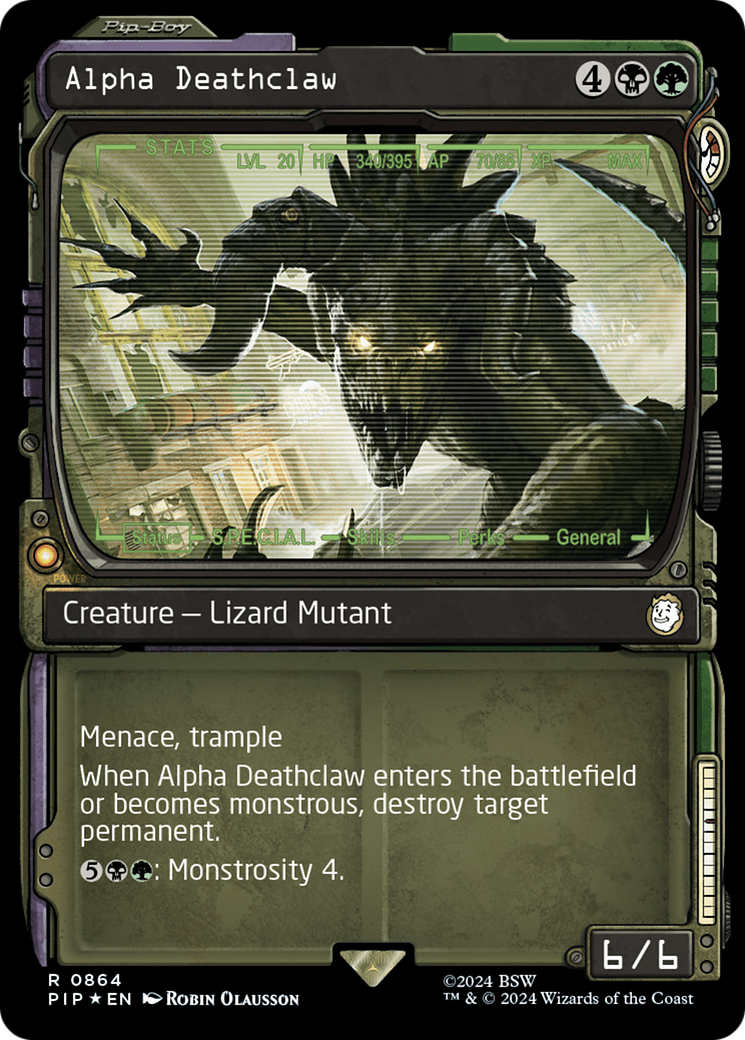 Alpha Deathclaw (PIP-864) [Fallout]: (Showcase) Foil