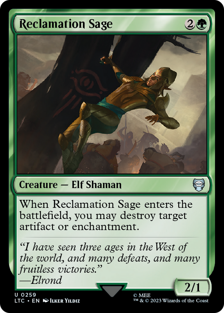 Reclamation Sage (LTC-259) [Tales of Middle-earth Commander]
