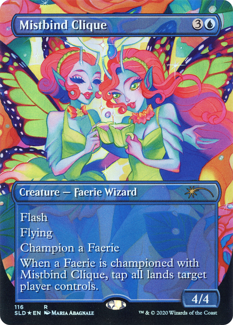 Mistbind Clique (SLD-116) [Secret Lair Drop] (Borderless) Foil