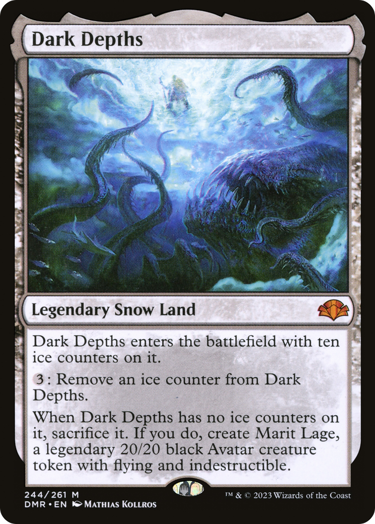 Dark Depths (DMR-244) [Dominaria Remastered]: (snow) Foil