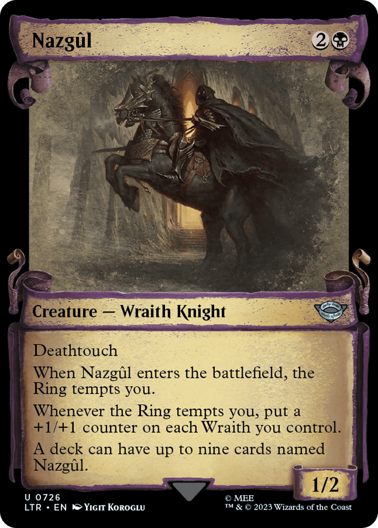 Nazgul (LTR-726) (Showcase Scrolls) [The Lord of the Rings: Tales of Middle-earth]