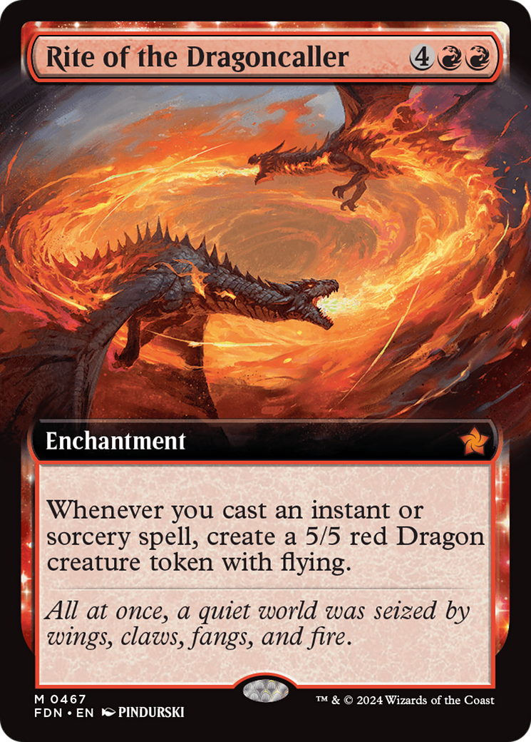Rite of the Dragoncaller (FDN-467) [Foundations]: (Extended Art)