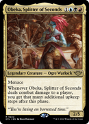 Obeka, Splitter of Seconds (PPOTJ-222) [Promo Pack: Outlaws of Thunder Junction Promos]