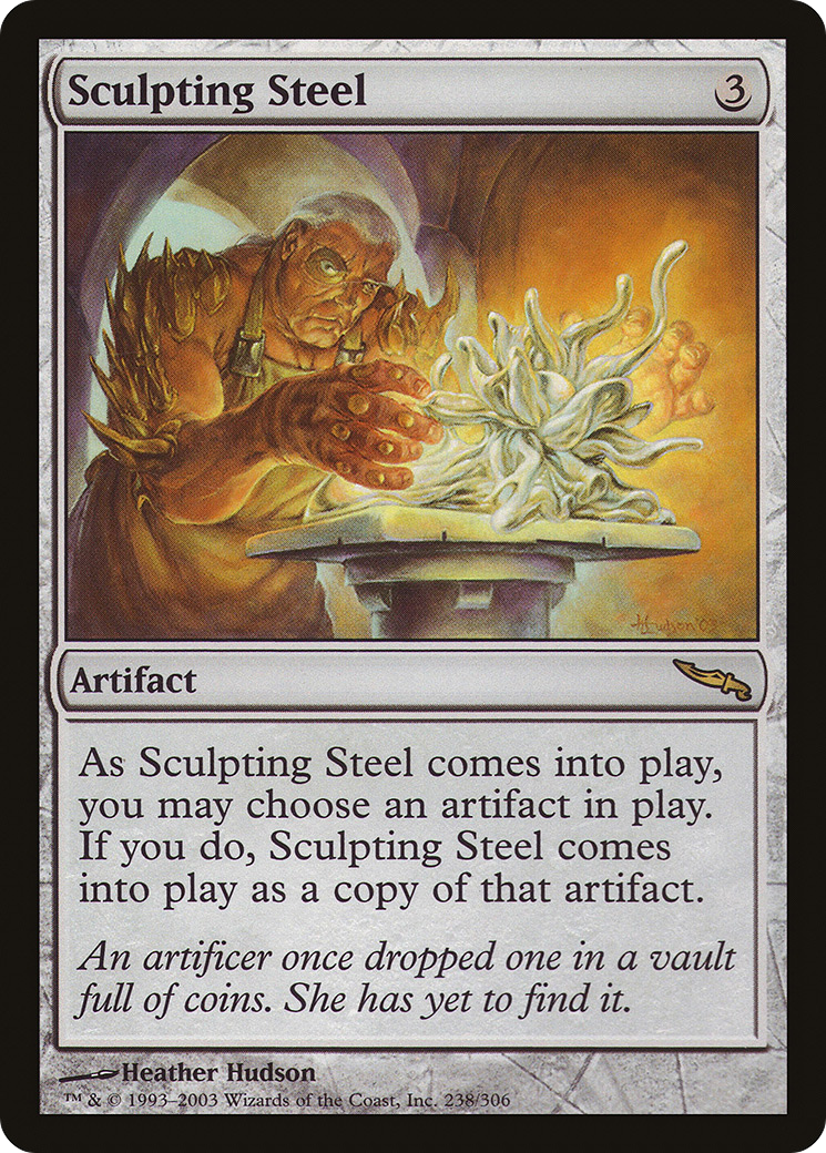 Sculpting Steel (MRD-238) [Mirrodin]