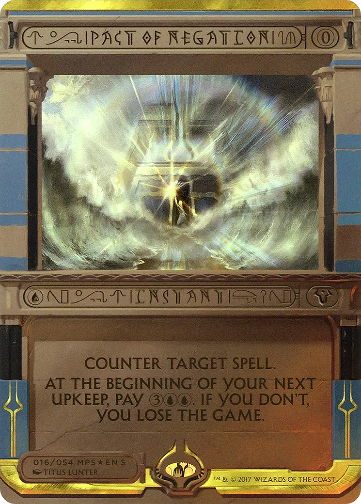 Pact of Negation (MPS2-016) (Borderless) [Amonkhet Invocations] Foil