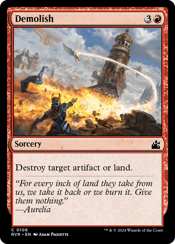 Demolish (RVR-106) [Ravnica Remastered] Foil