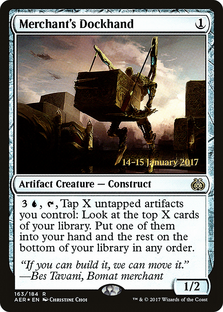 Merchant's Dockhand (PRE-163S) [Aether Revolt Promos] Foil