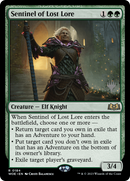 Sentinel of Lost Lore (PPWOE-184P) [Wilds of Eldraine Promos] Foil