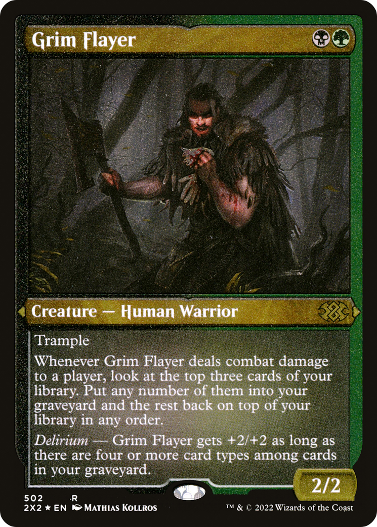 Grim Flayer (2X2-502) [Double Masters 2022] Etched Foil