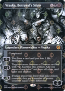 Vraska, Betrayal's Sting (ONE-442) [Phyrexia: All Will Be One]: (Showcase) (Borderless) Foil