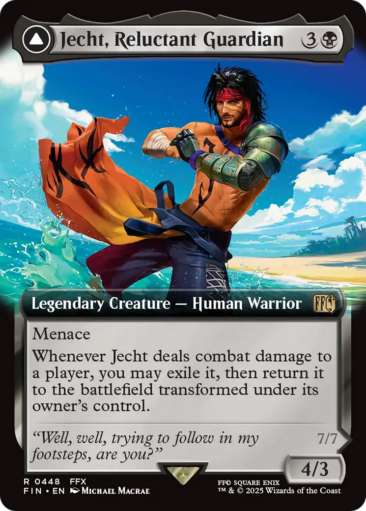 Jecht, Reluctant Guardian (Extended Art) (FIN-448) [FINAL FANTASY]: (Extended Art) Foil