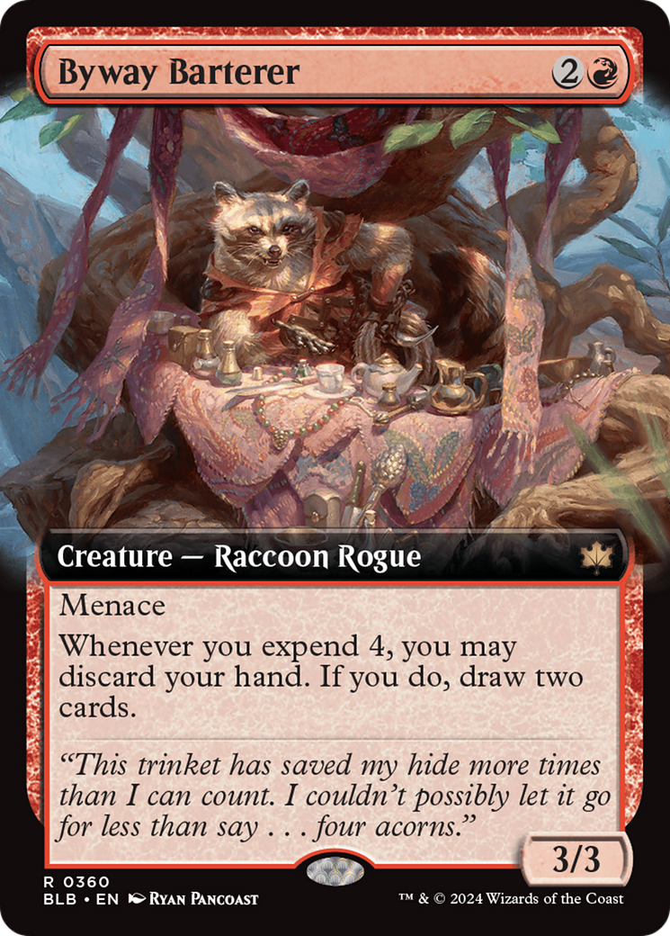 Byway Barterer (BLB-360) [Bloomburrow]: (Extended Art) Foil