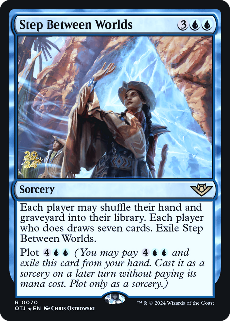Step Between Worlds (PRE-070) [Outlaws of Thunder Junction Promos] Foil