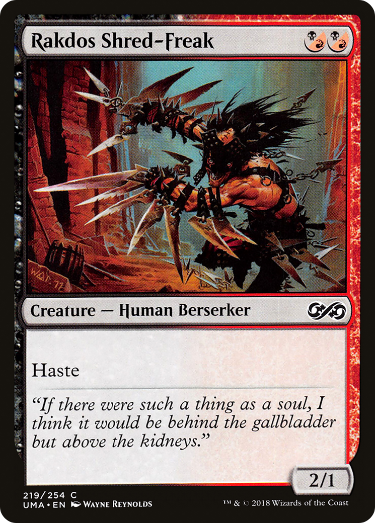 Rakdos Shred-Freak (UMA-219) [Ultimate Masters]