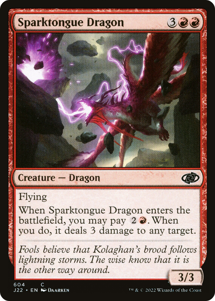 Sparktongue Dragon (J22-604) [Jumpstart 2022]